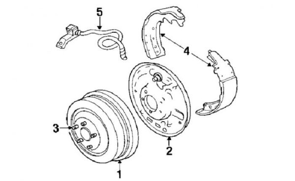 Sistema de frenos posterior (Tambor)
