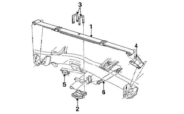 Suspensión posterior 4WD 1997 - 2004