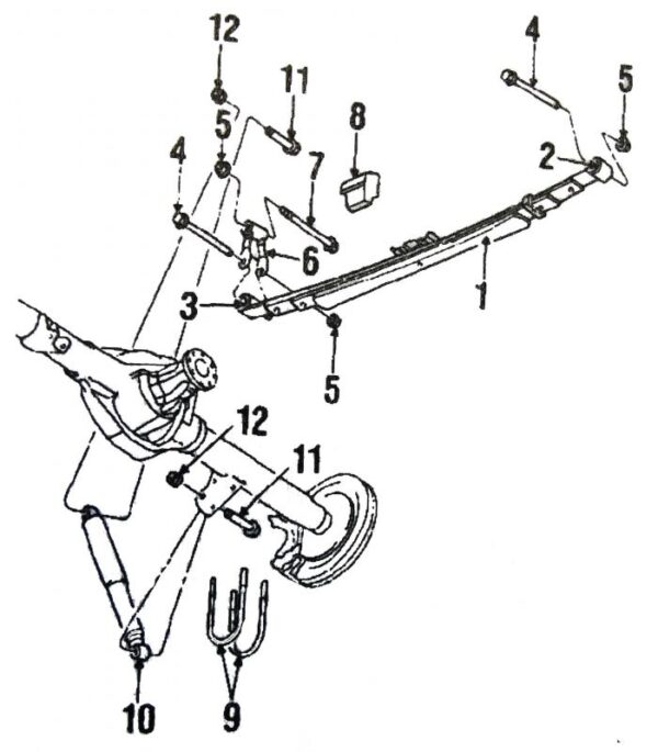Suspensión posterior 4WD 2002 - 2005